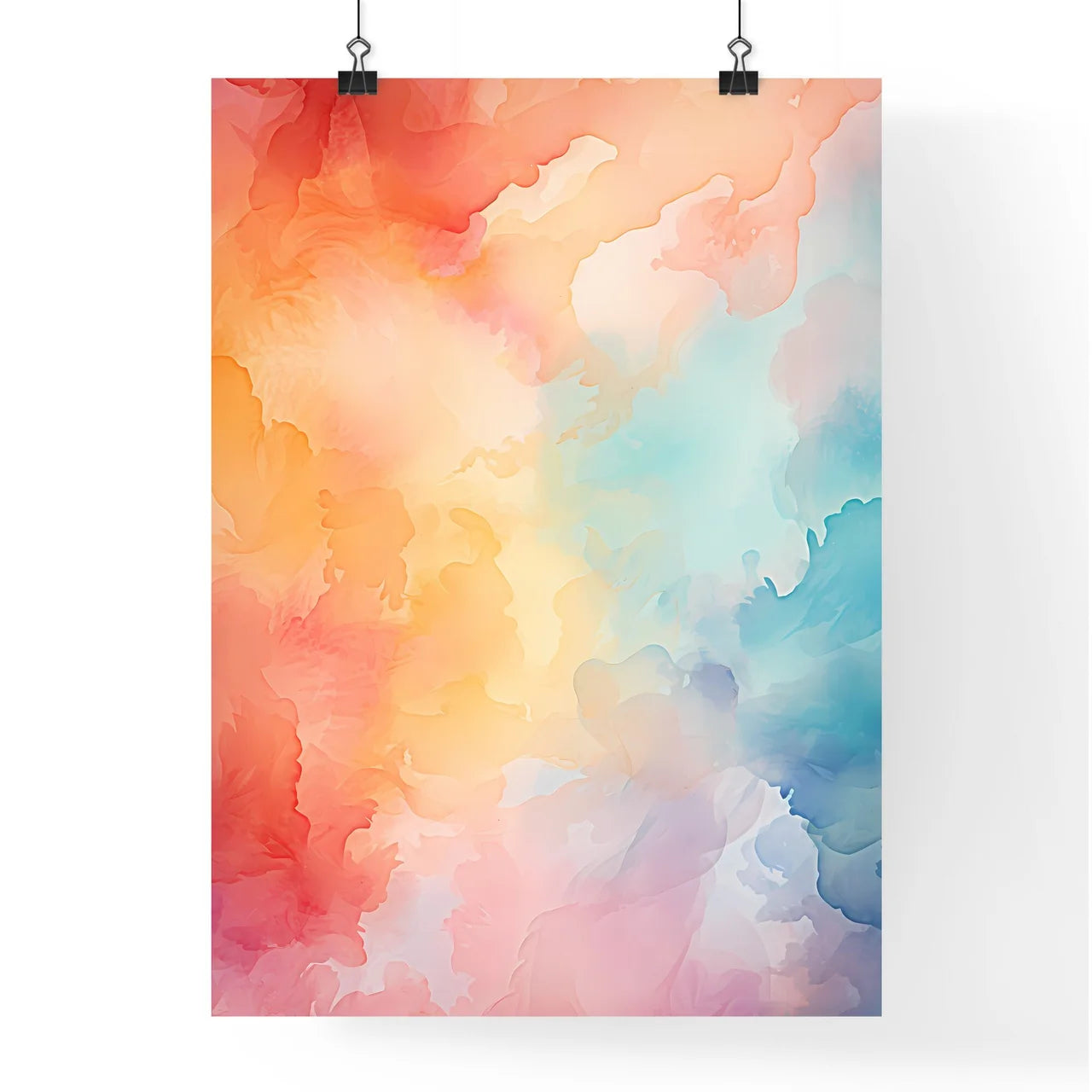 Colorful Background With Different Shades Of Poster