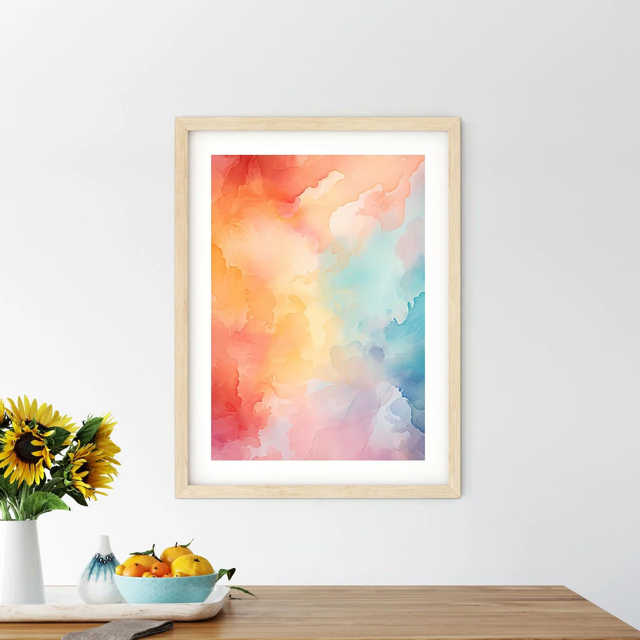 Colorful Background With Different Shades Of - Kitchen Hangings