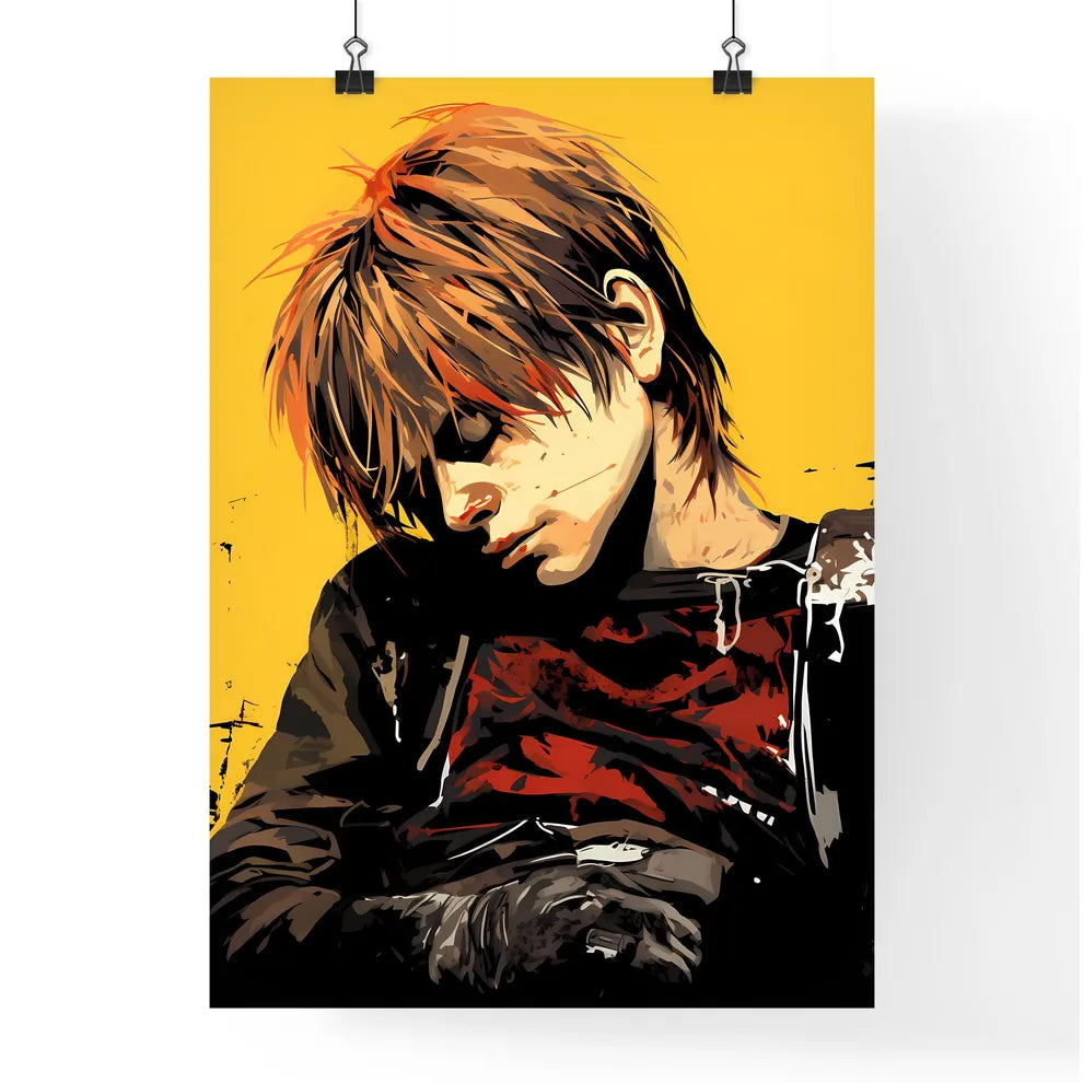 Man With His Eyes Closed Art Prin Poster