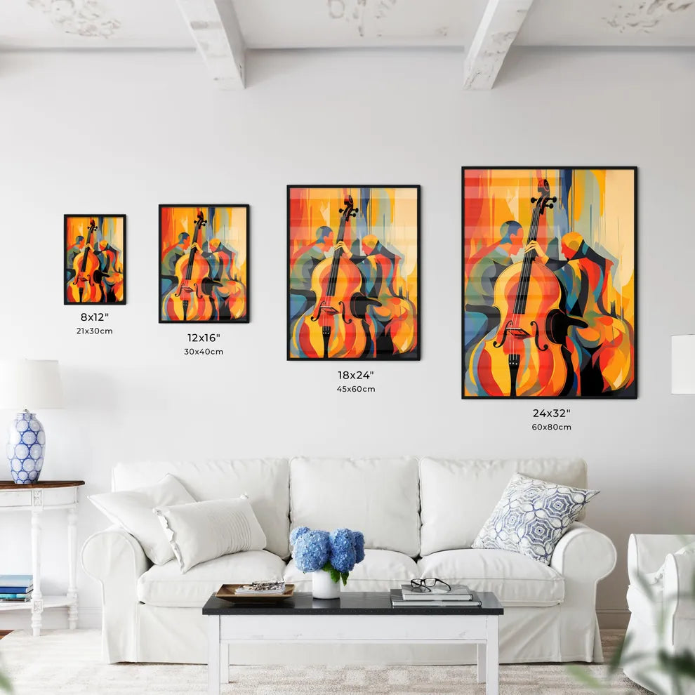 Man Playing A Cello Art Prin Wall Art