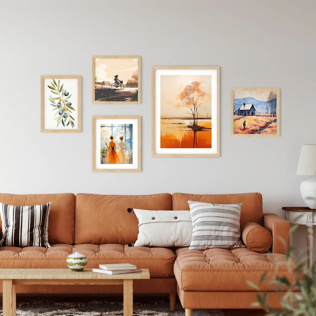 Tree In The Water Art Prin Framed Print