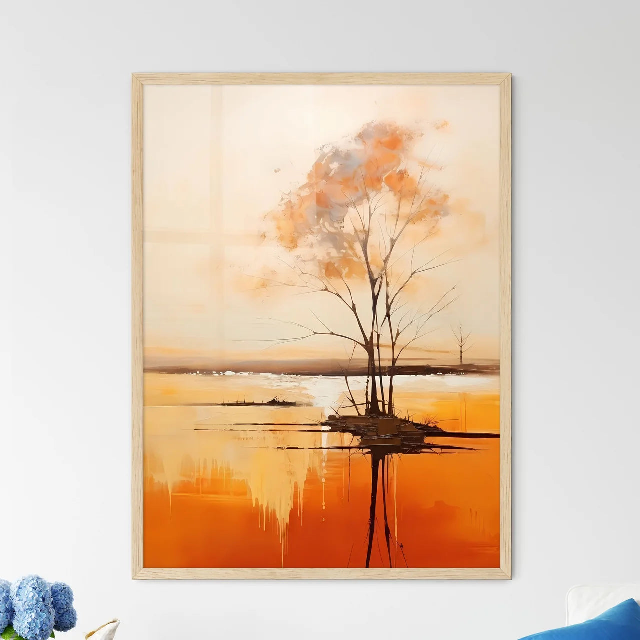 Tree In The Water Art Prin - Framed Art Print