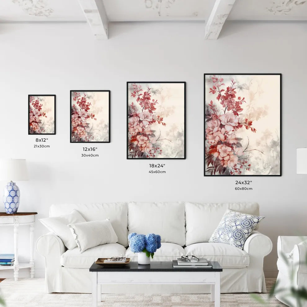 Close Up Of Flowers Art Prin Wall Art