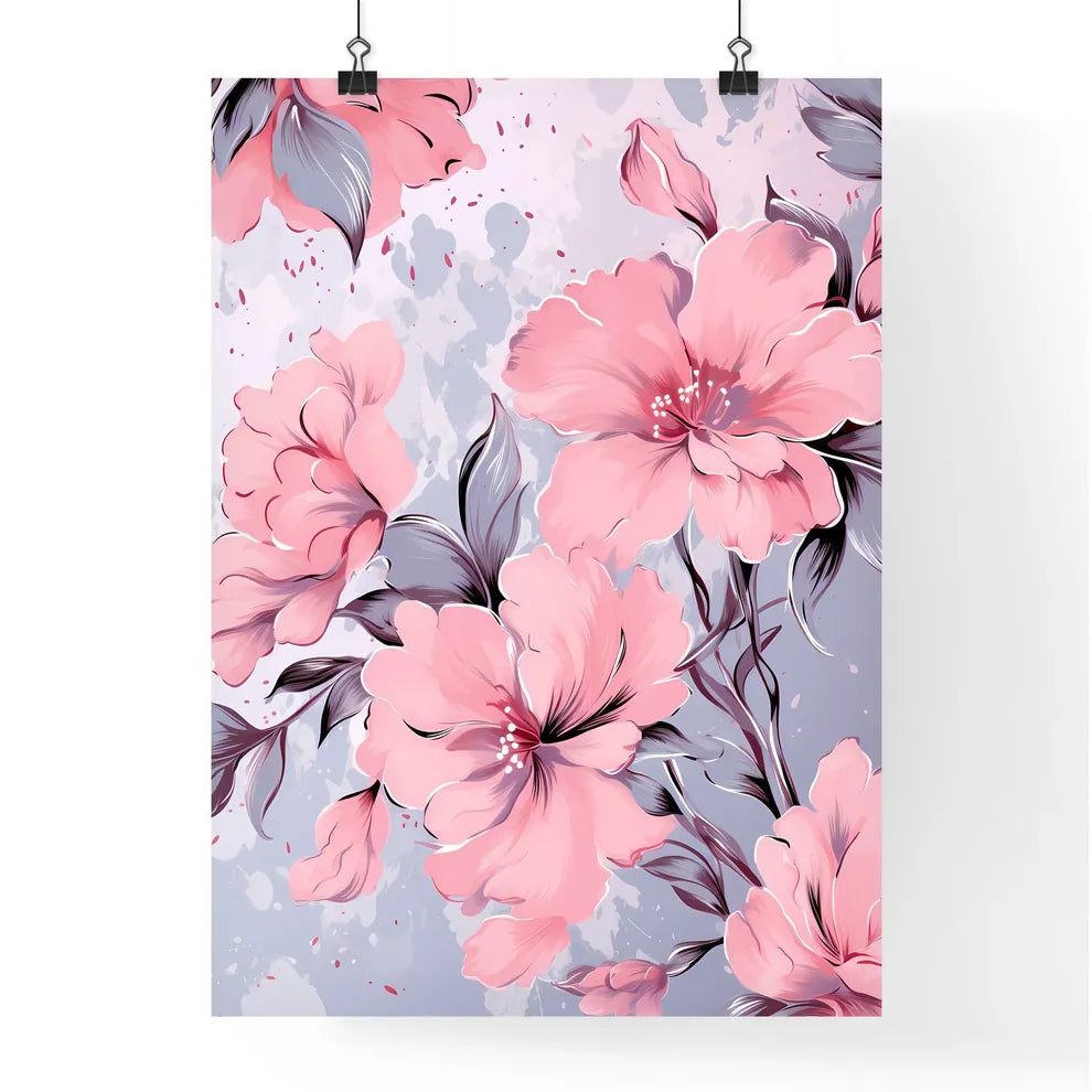 Close Up Of Flowers Art Prin Poster