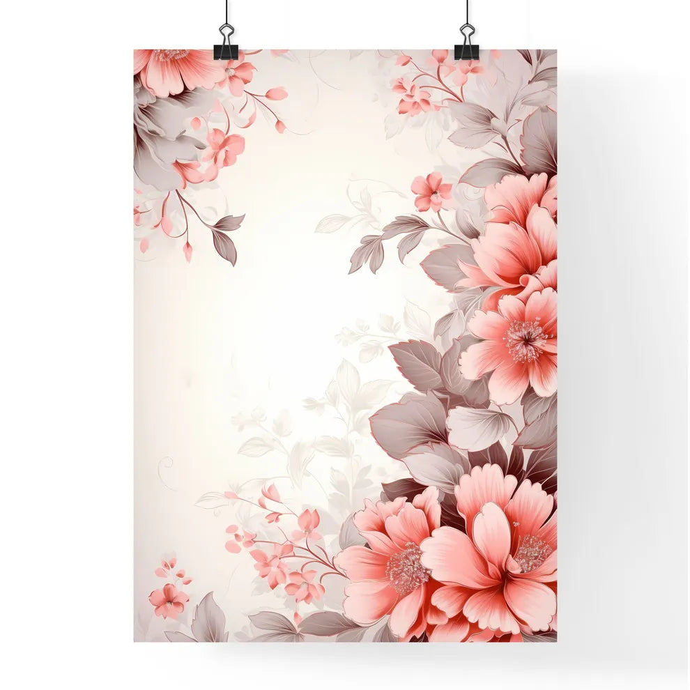 Close Up Of Flowers Art Prin Poster