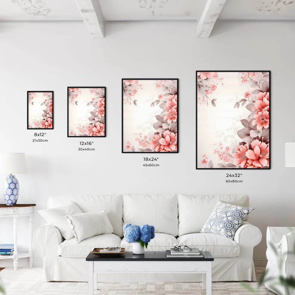 Close Up Of Flowers Art Prin Wall Art