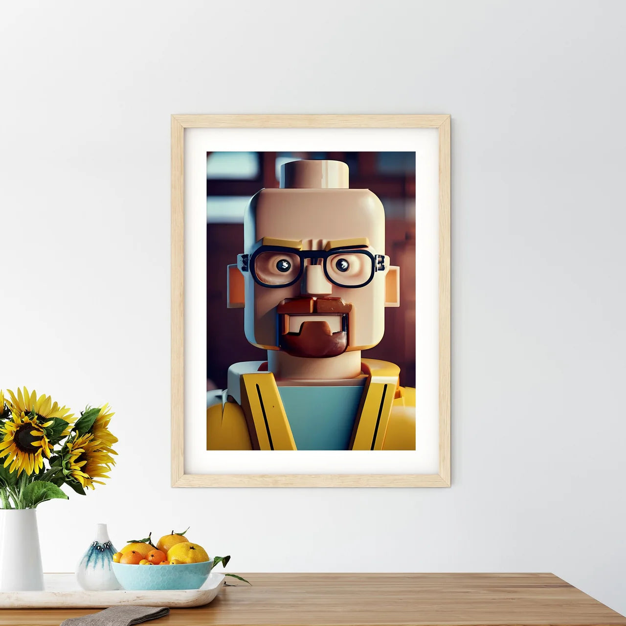 A Toy Figure Of A Man Art Prin - Kitchen Hangings