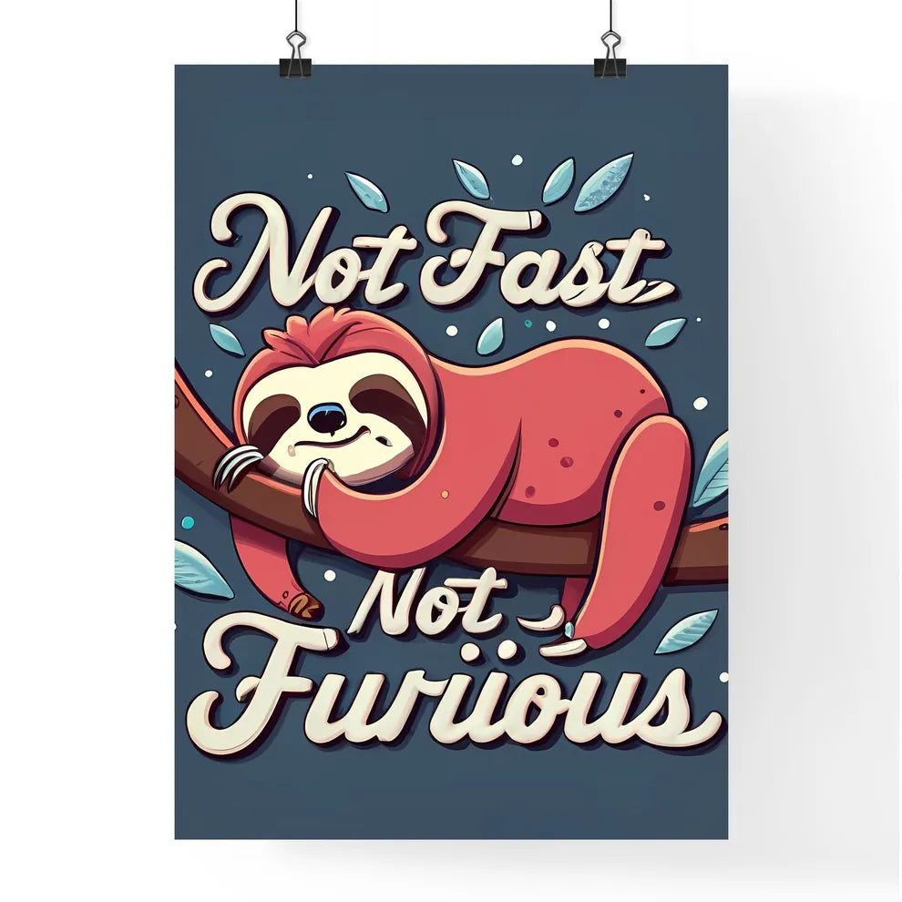 Not Fast Poster