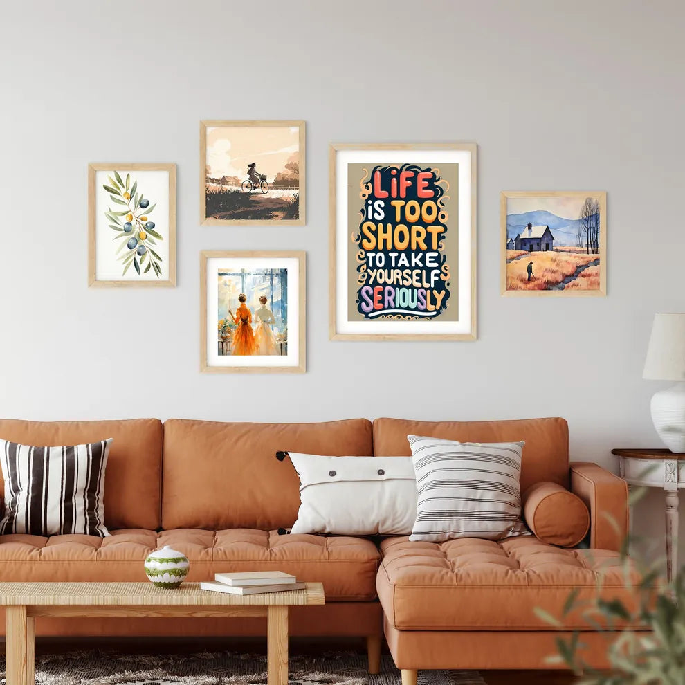 Life Is Too Short To Take Yourself Seriously Framed Print