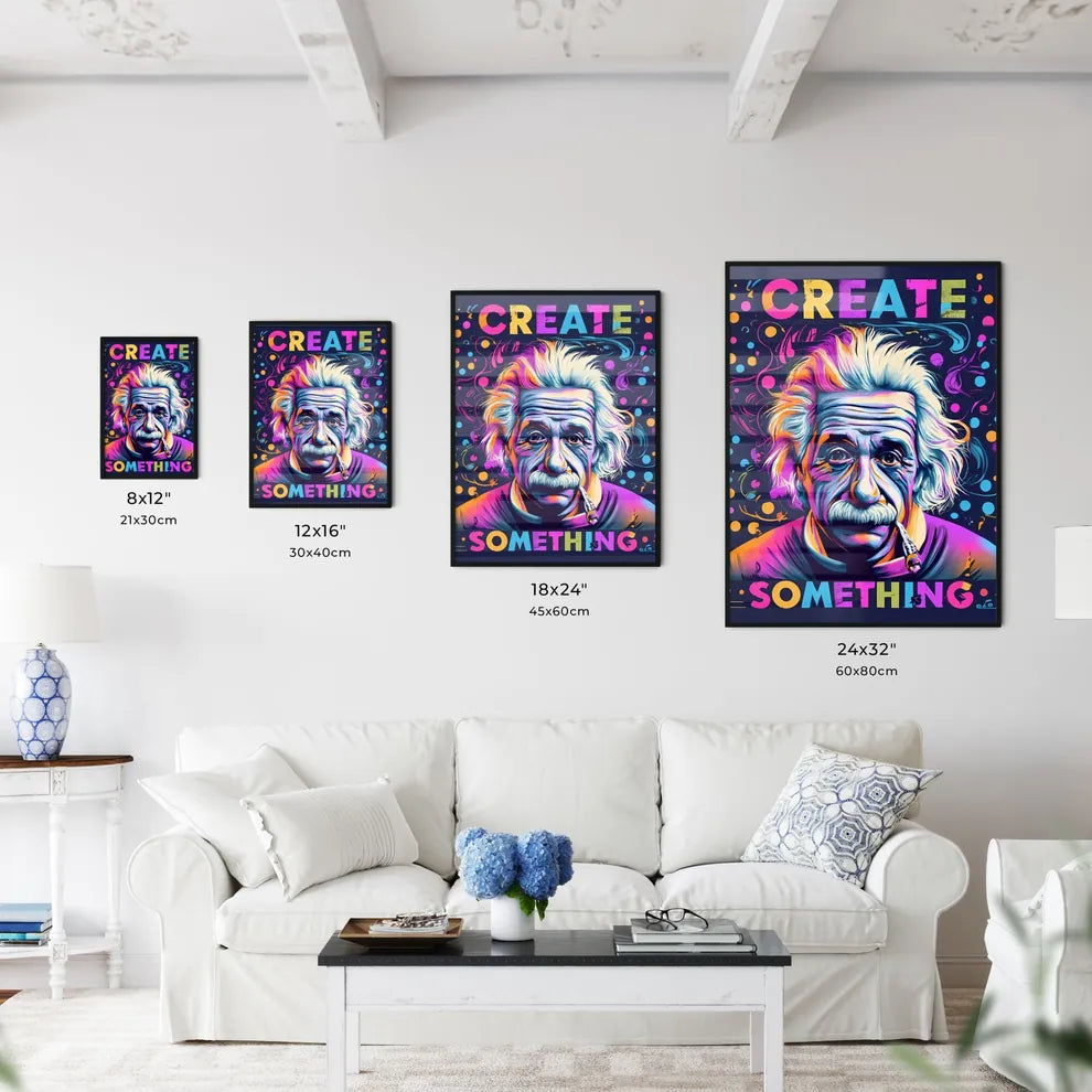 Create Something - A Man With A Mustache And Wall Art