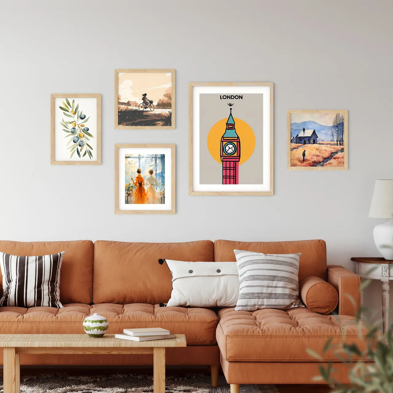 London, Big Ben - A Poster With A Clock Tower Art Print Custom Print