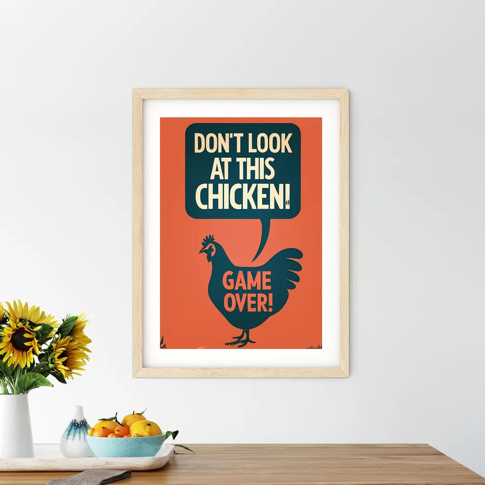 Don’t Look At This Chicken  Size Chart