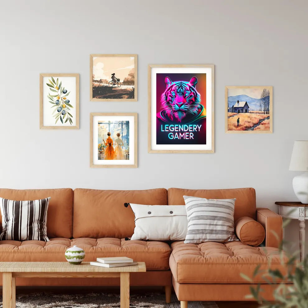 Legendary Gamer  Framed Print