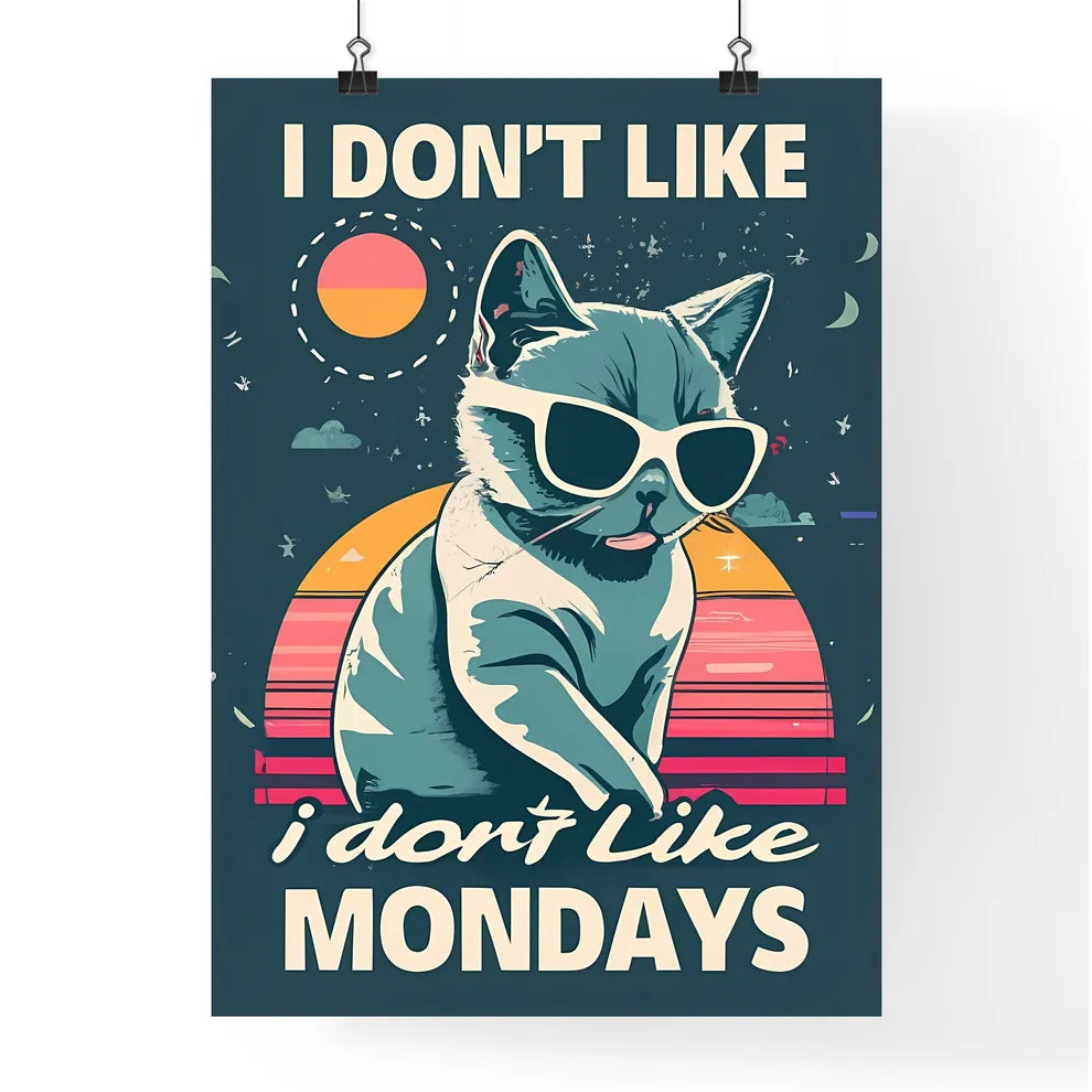 I Dont Like Mondays  Poster