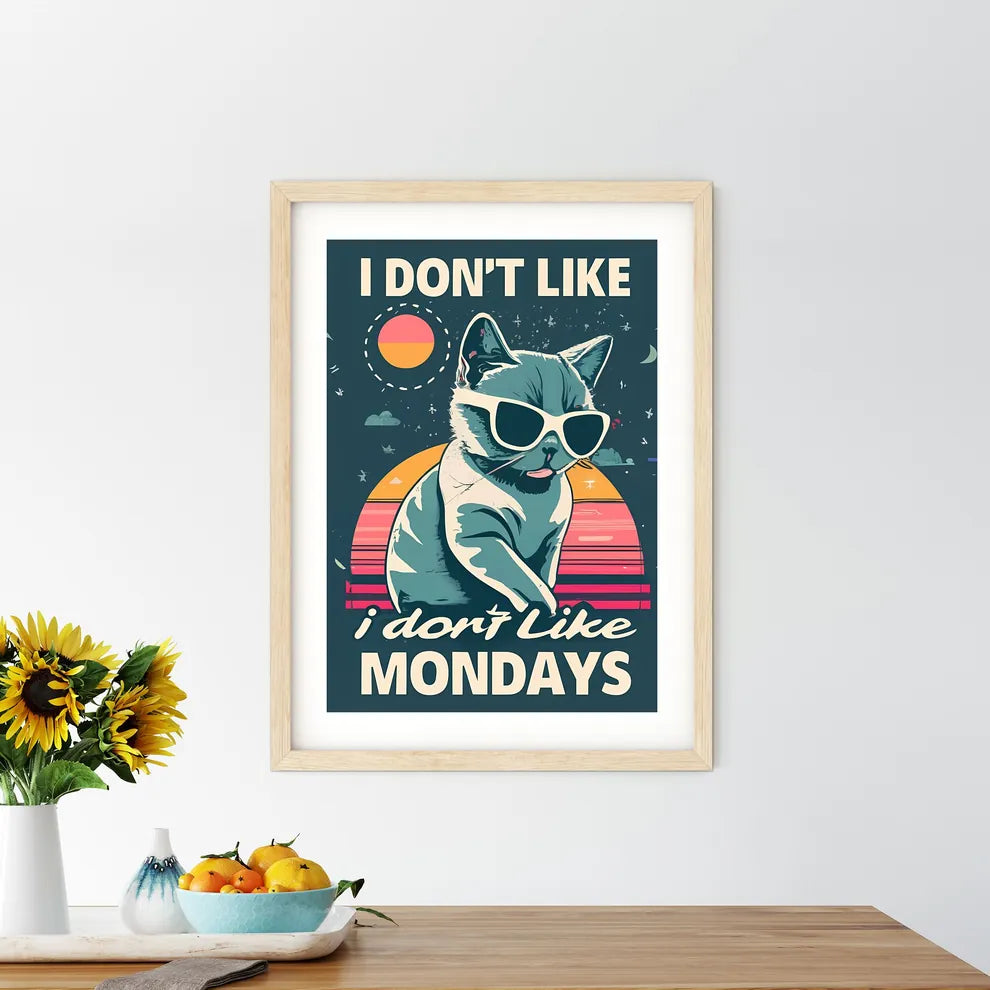 I Dont Like Mondays  Size Chart