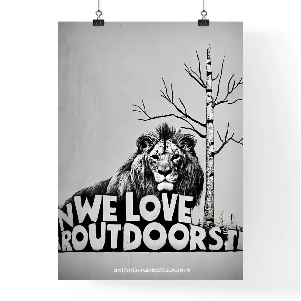 We Love Outdoors  Poster