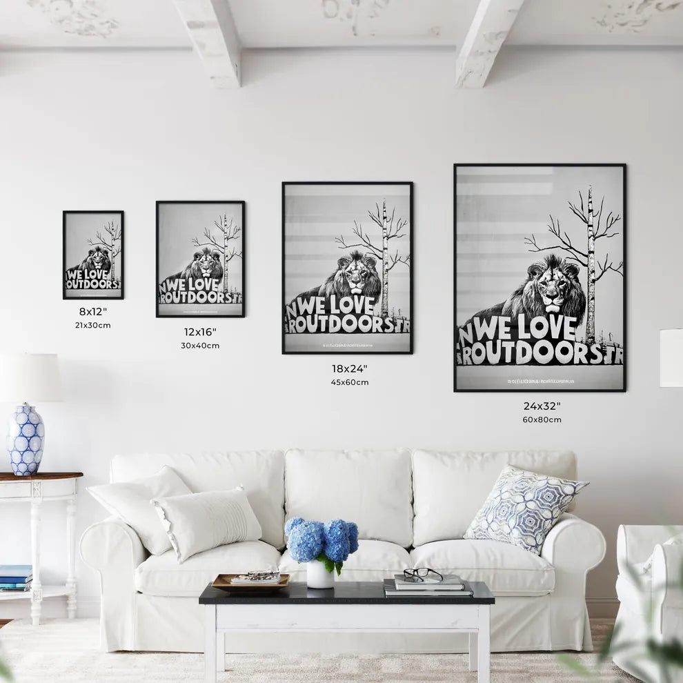 We Love Outdoors  Art Print