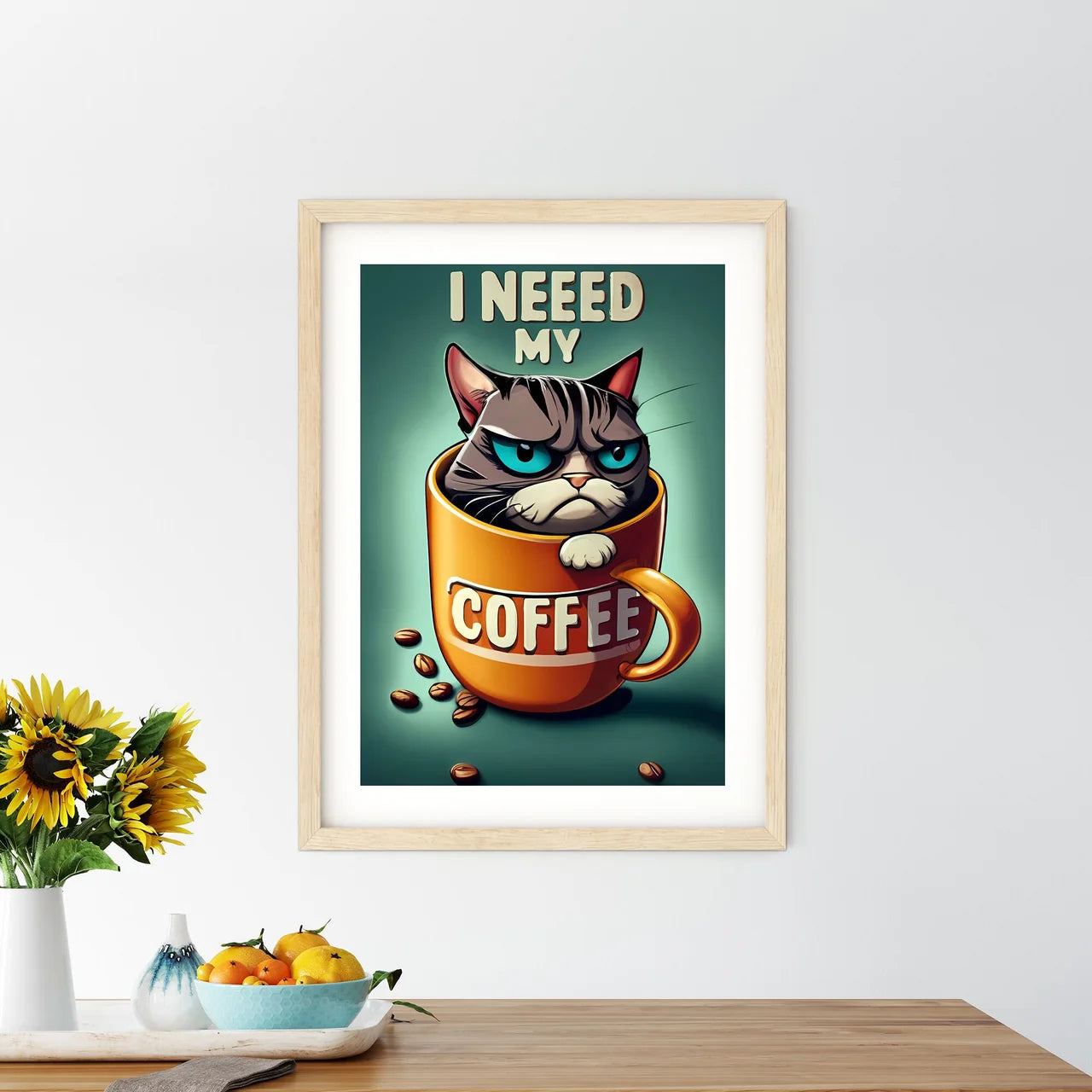 I Need My Coffee  Size Chart