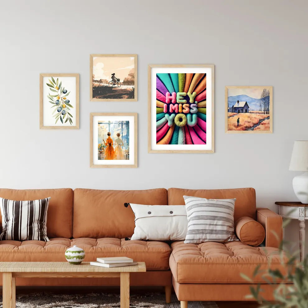 Hey Framed Print
