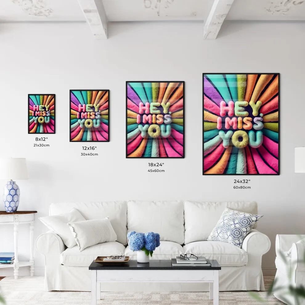Hey Wall Art