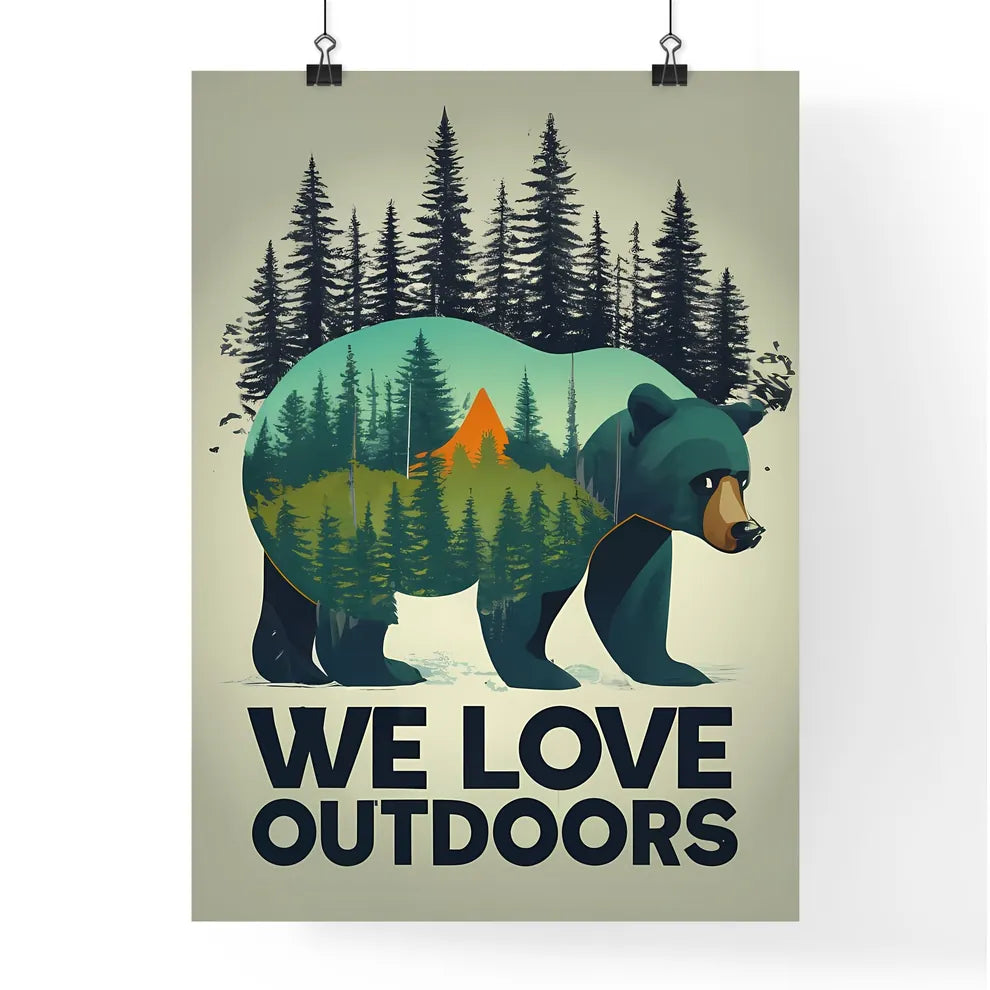 We Love Outdoors  Poster