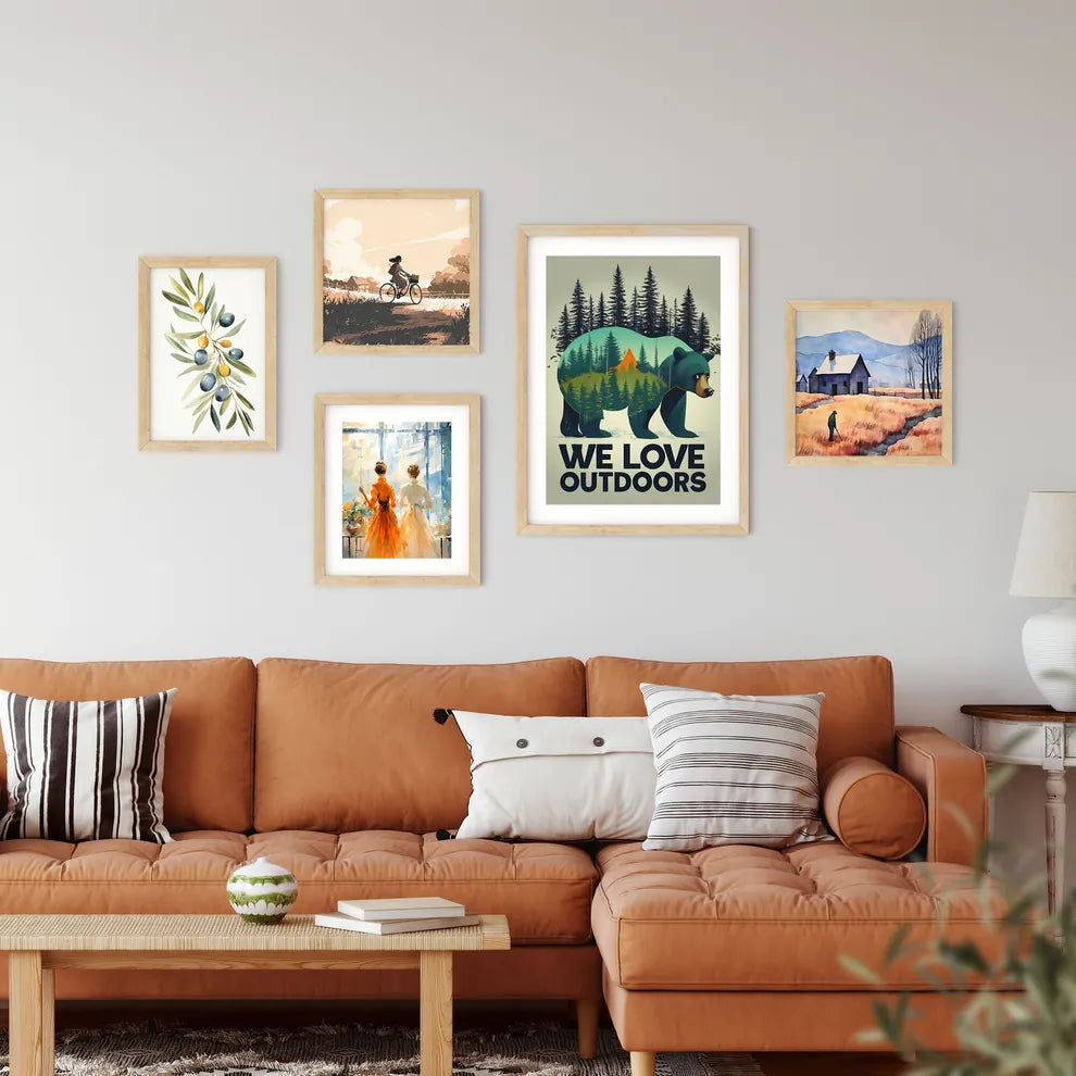 We Love Outdoors  Framed Print