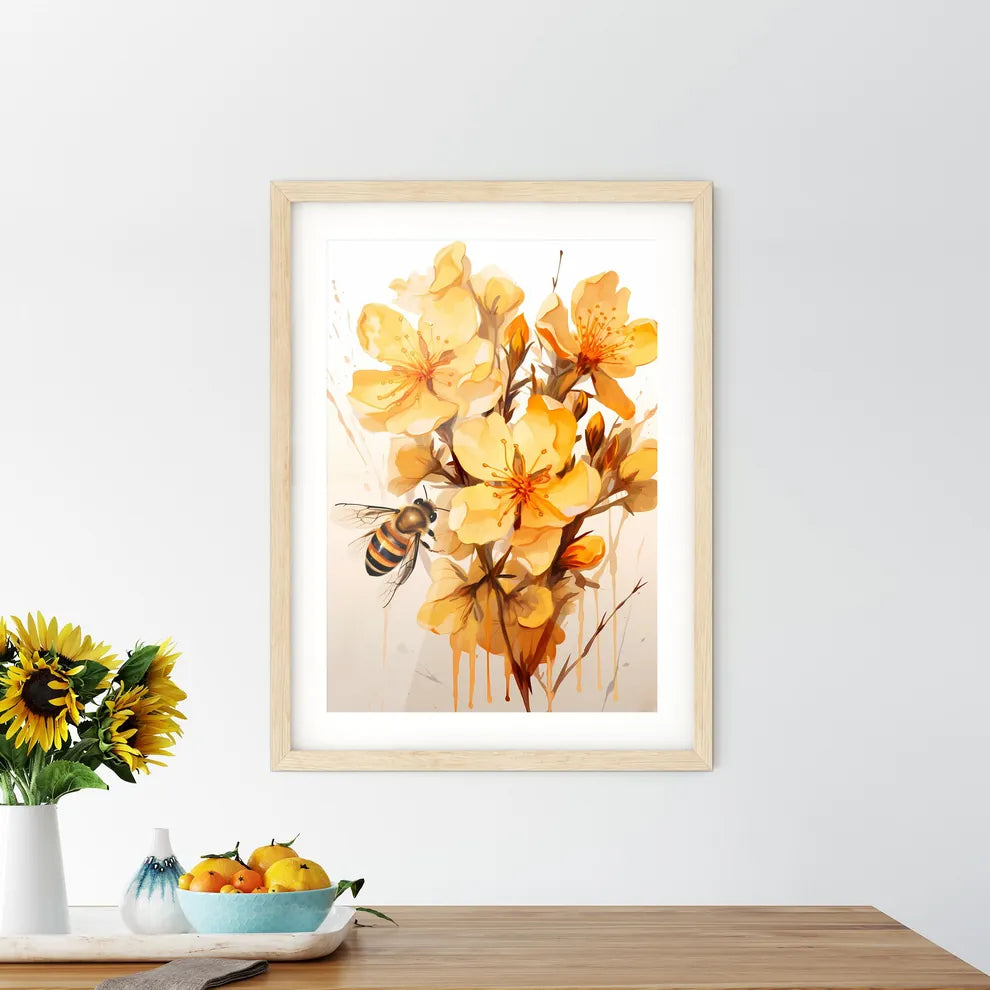 A Bee On A Flower Size Chart