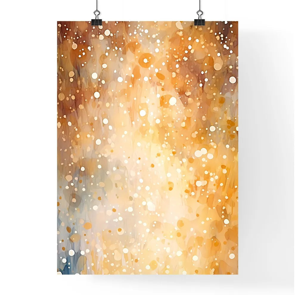 A Blurry Image Of A Fir Poster