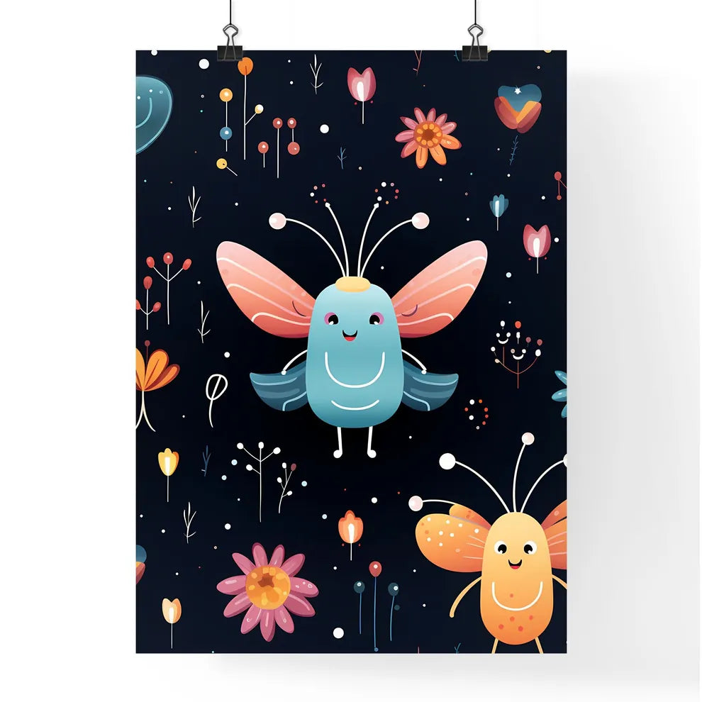 A Cartoon Characters With Flo Poster