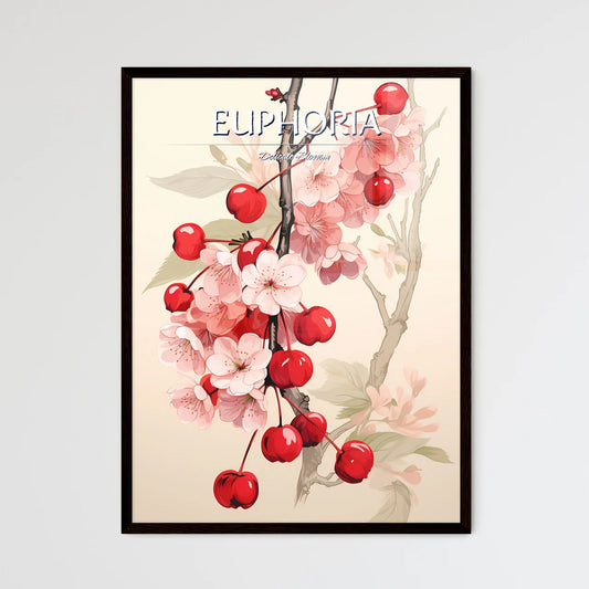 A Cherry Blossoms On A Branc - Framed Art Print