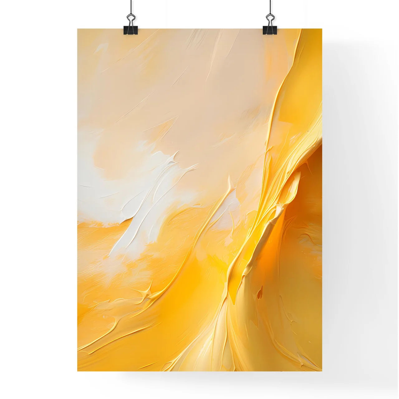 A Close Up Of A Paintin Poster