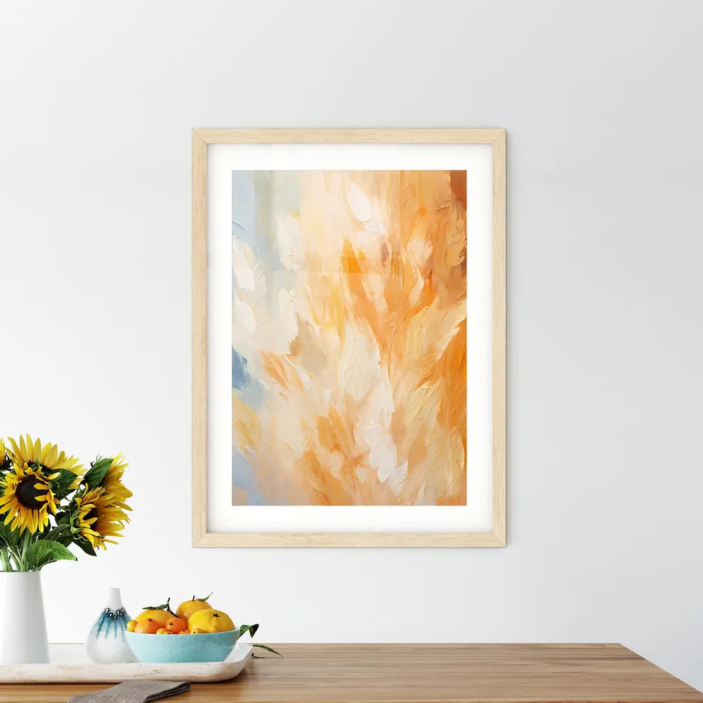 A Close Up Of A Paintin - Kitchen Hangings