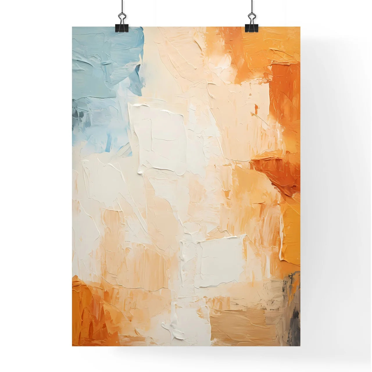 A Close Up Of A Paintin Poster