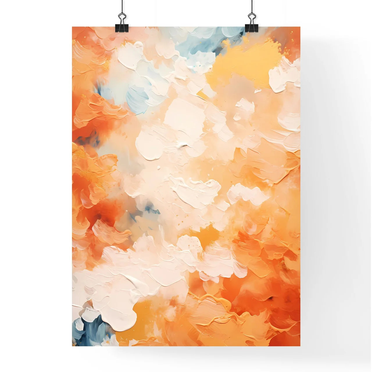 A Close Up Of A Paintin Poster