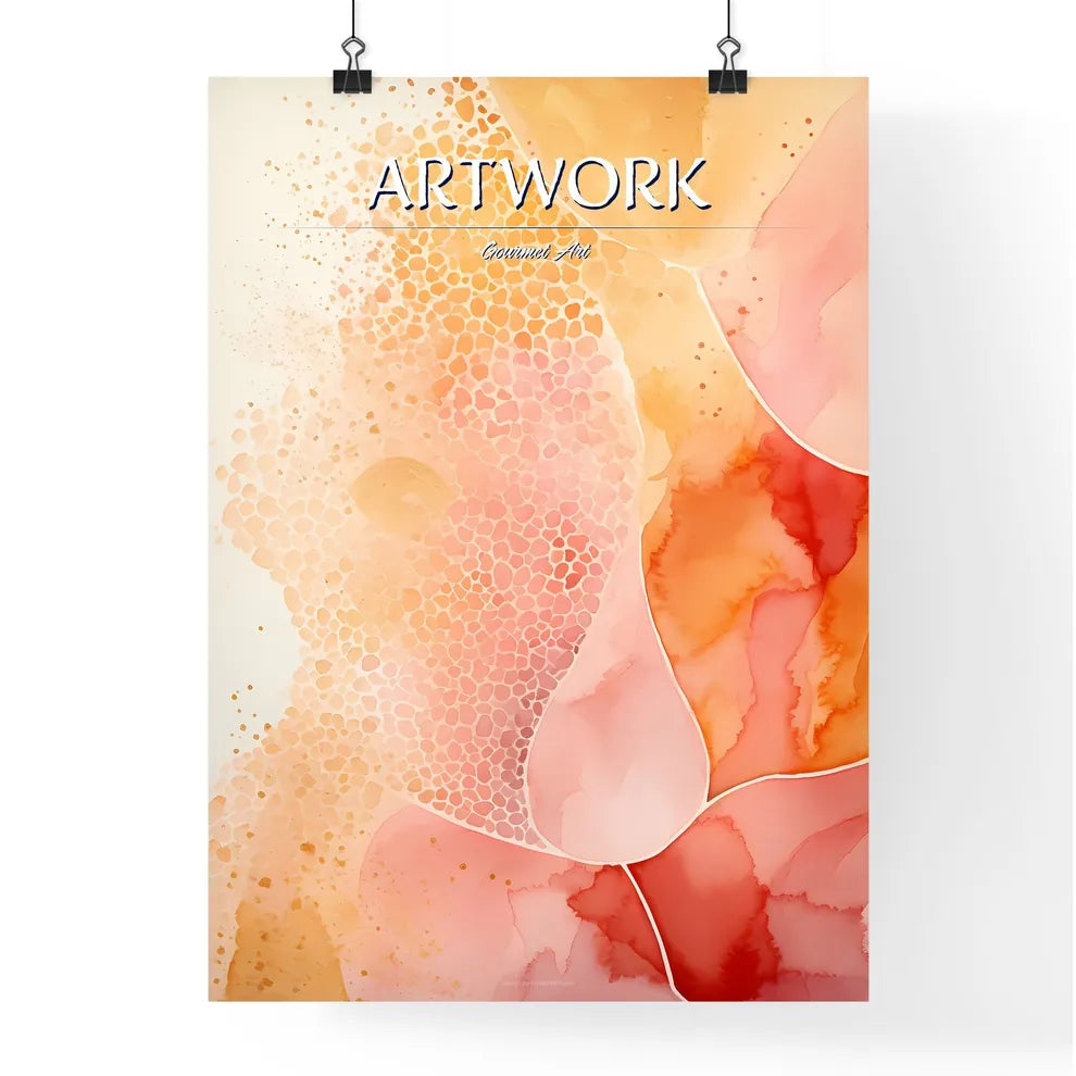 A Close Up Of A Paintin Poster