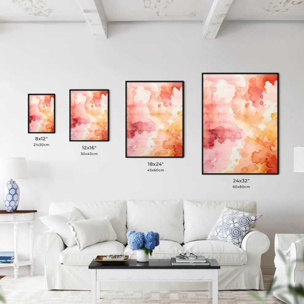 A Close Up Of A Paintin Wall Art