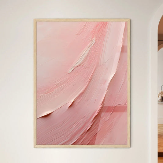 A Close Up Of A Pink Wall Wall Art