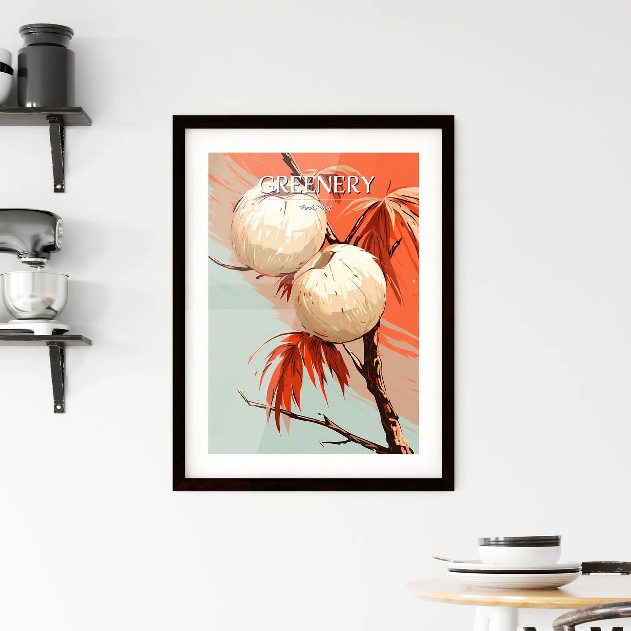 A Close Up Of A Plan Framed Print