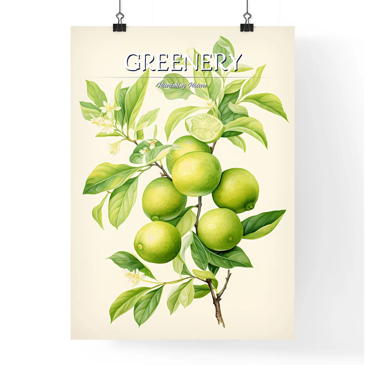 A Close Up Of A Plan Poster