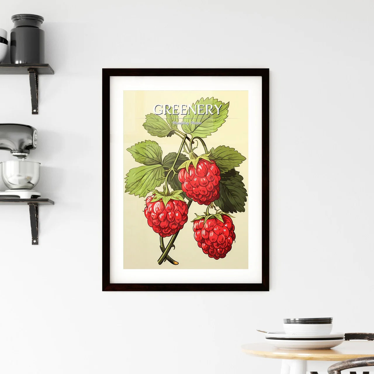 A Close Up Of A Plan Framed Print