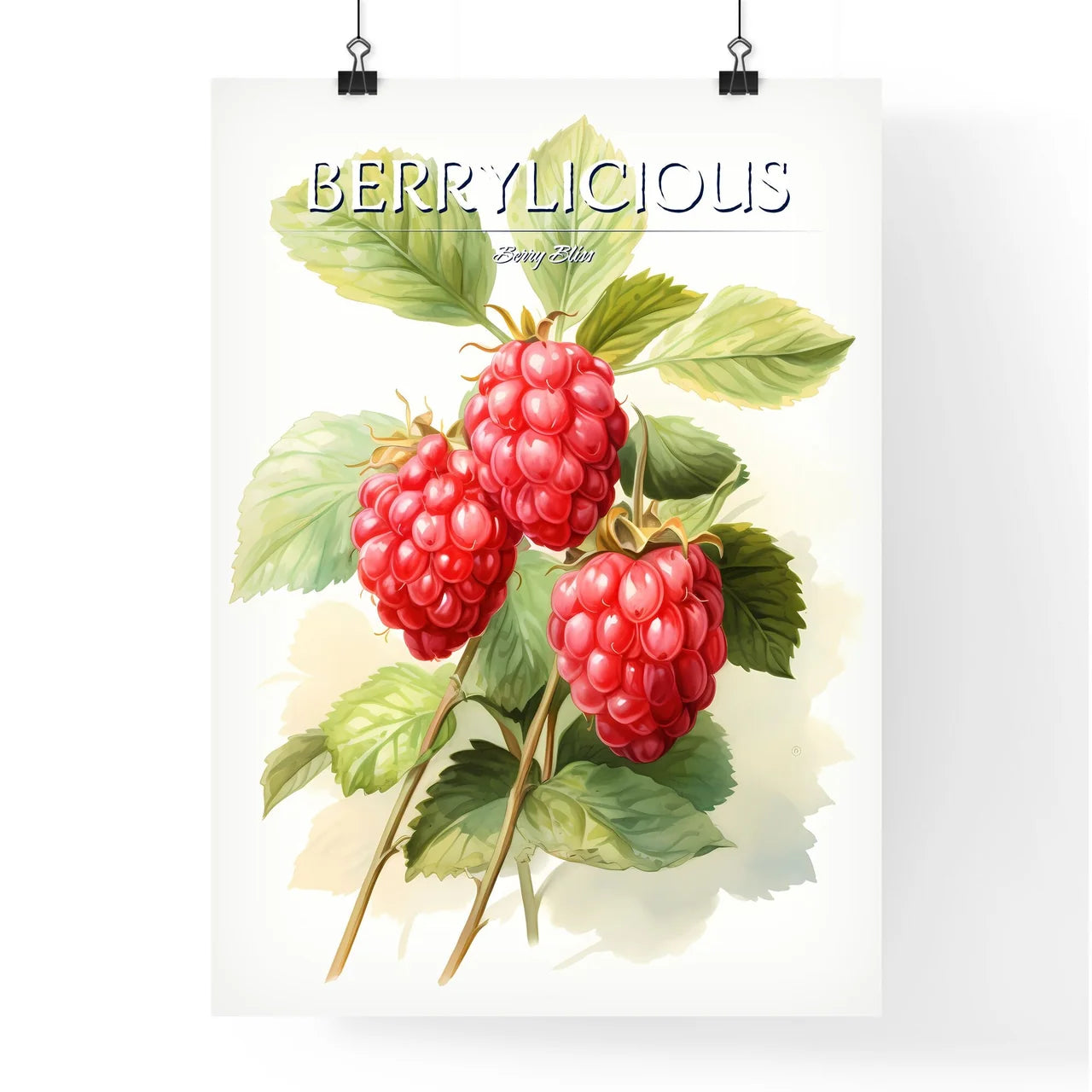 A Close Up Of A Plant With Berrie Poster