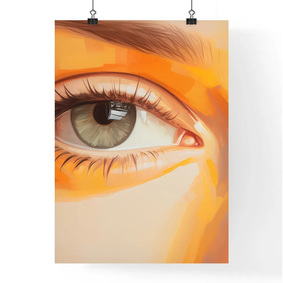 A Close Up Of An Eye Poster