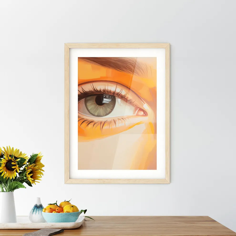 A Close Up Of An Eye Size Chart