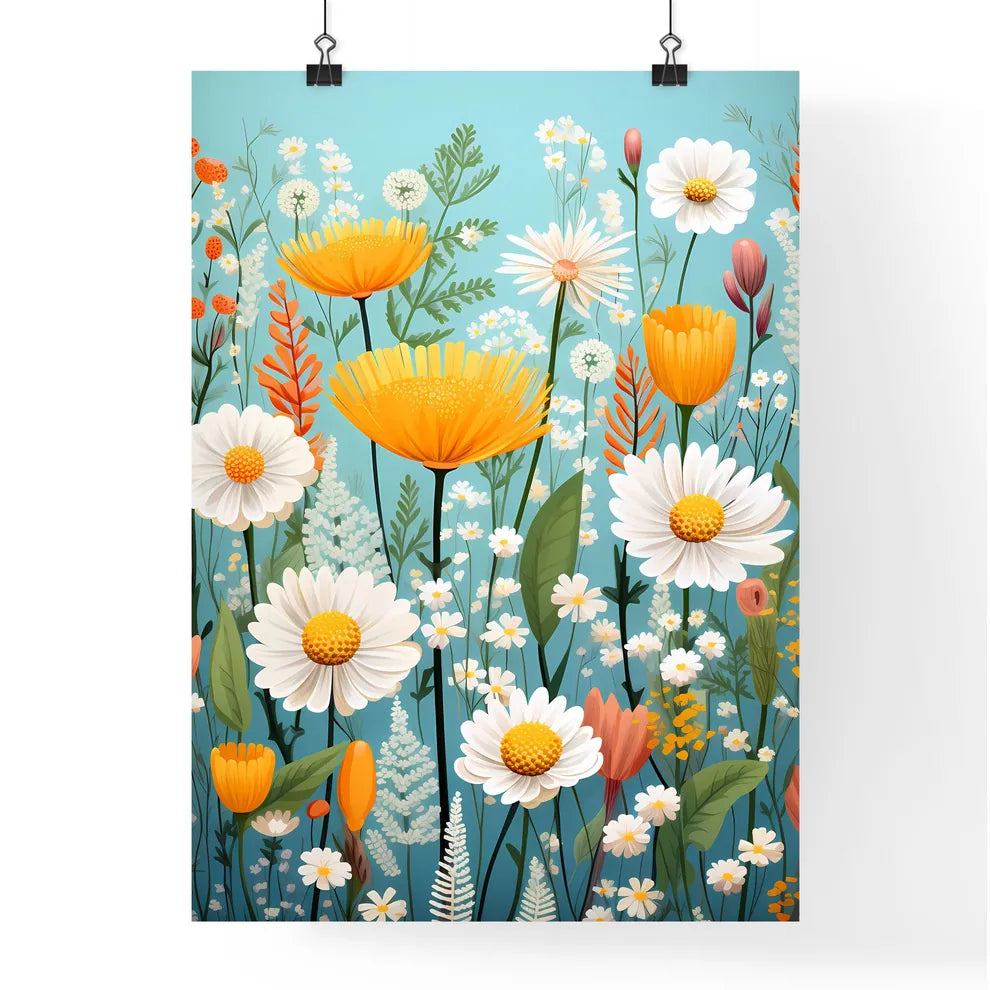 A Close Up Of Flower Poster