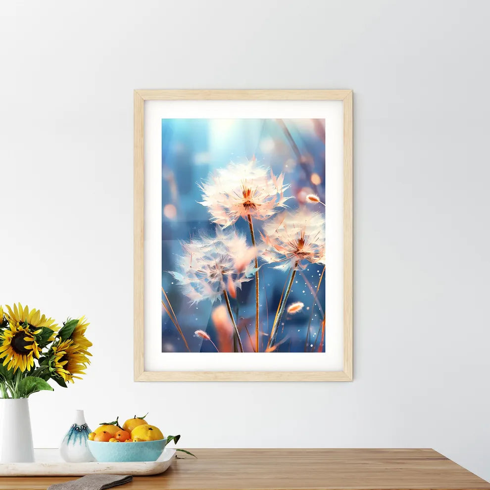 A Close Up Of Flower - Kitchen Hangings