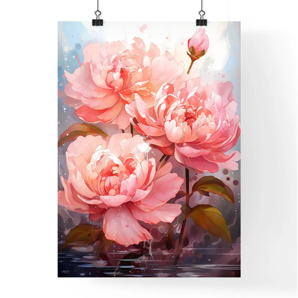 A Close Up Of Flower Poster