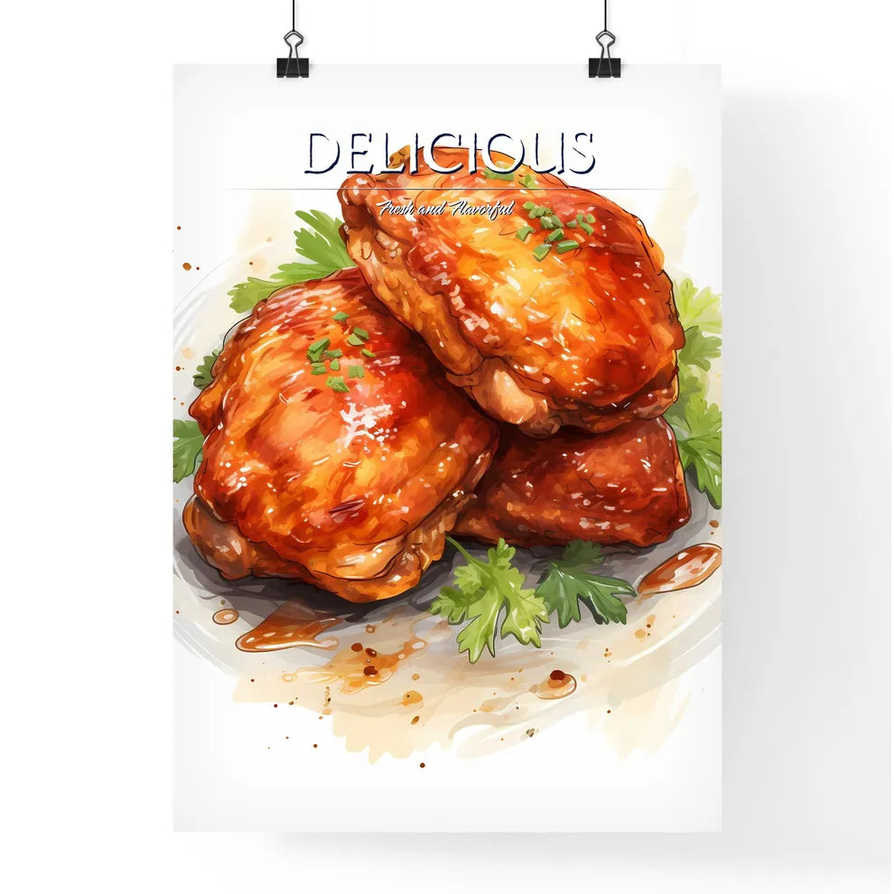 A Close Up Of Foo Poster