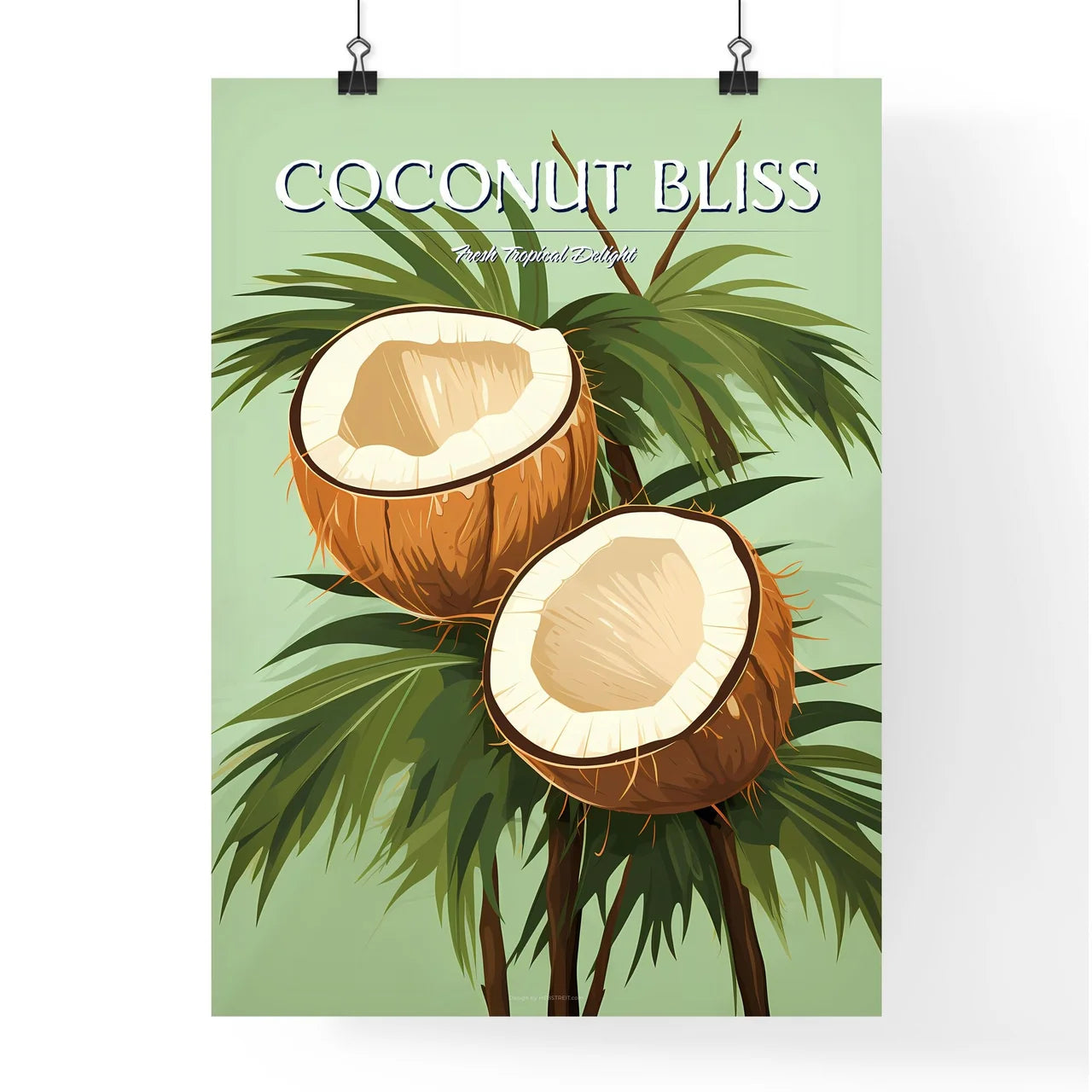 A Coconuts On A Tre Poster
