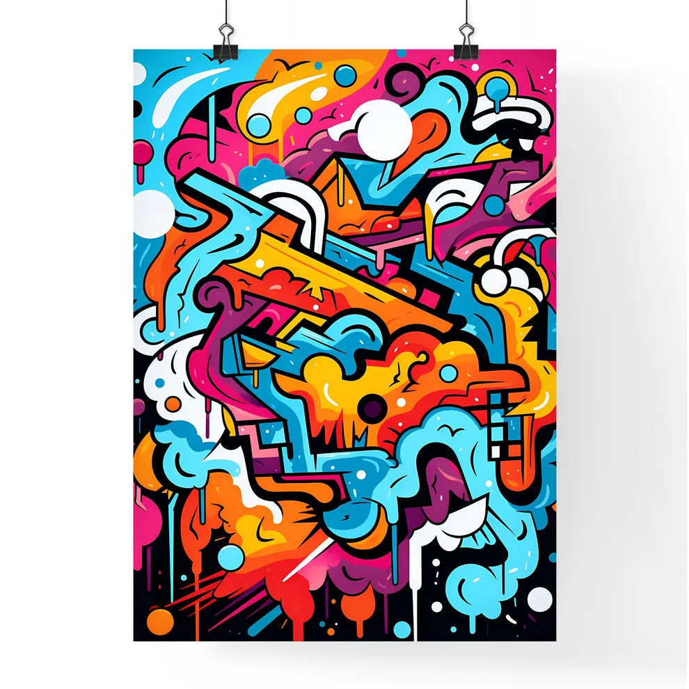 A Colorful Art Piece Of Artwor Poster