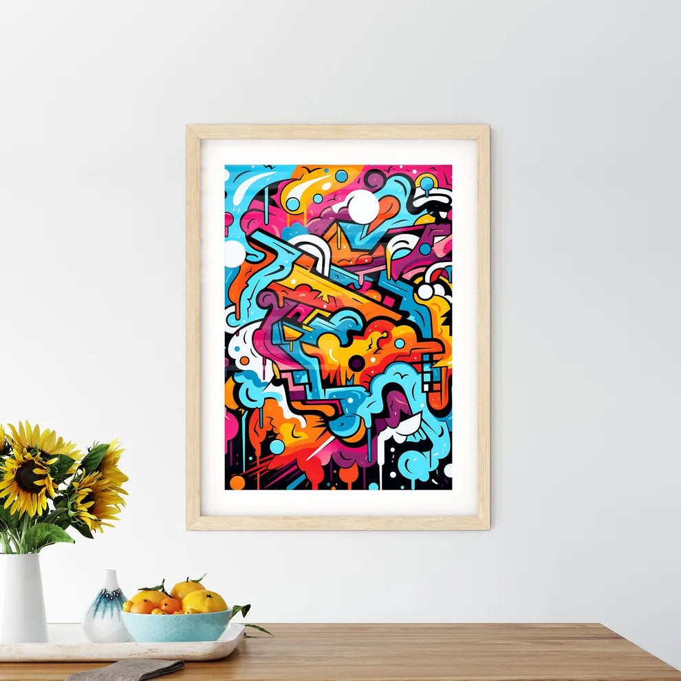 A Colorful Art Piece Of Artwor - Kitchen Hangings